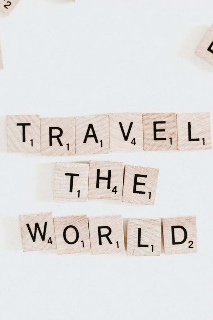 Aesthetic travel vision board ideas