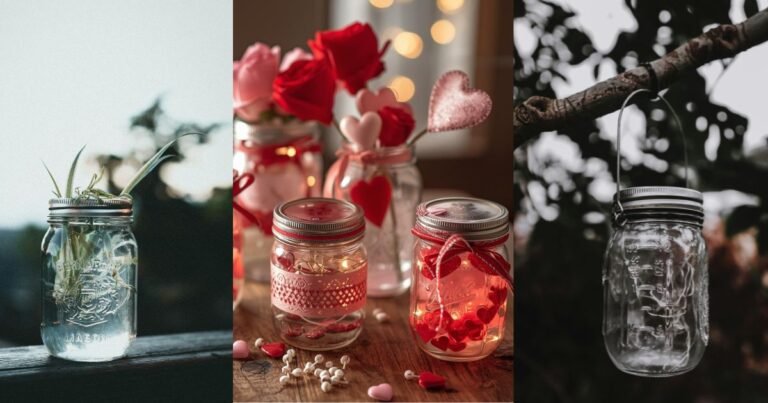 Mason Jar Valentine Gifts DIY Crafts Ideas