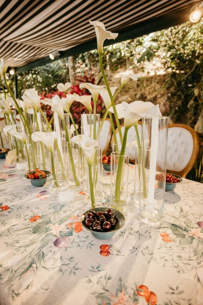 Elegant calla lilies Valentine's Day bouquet