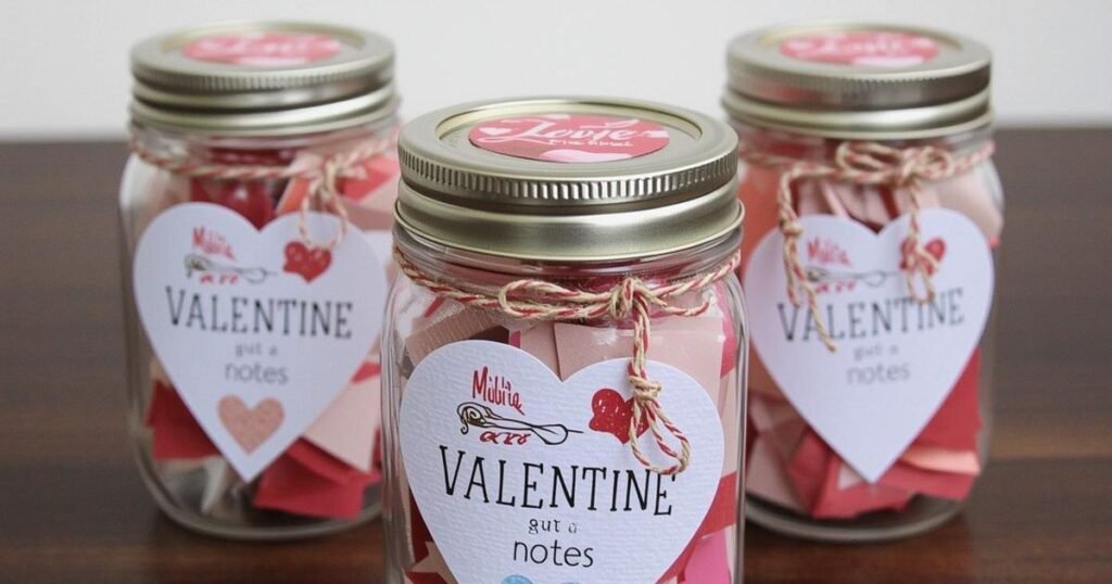 valentines mason jars